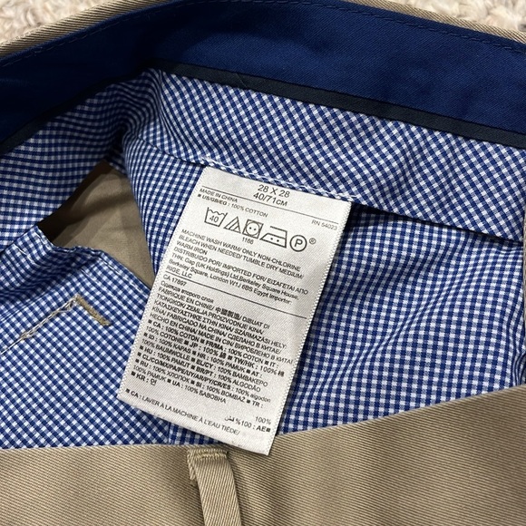 Banana Republic Non-Iron Modern Slim Fit Men's Sz 28x28 Casual - Picture 3 of 6